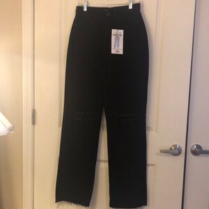 YMI Classic Black Denim size 7. 31 length